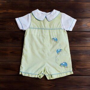 Petit Ami Car Shortalls - Size 3m